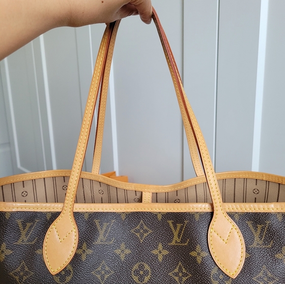 💕Beautiful CLASSIC Tote Bag Louis Vuitton Neverfull Mm Monogram - Picture 3 of 16